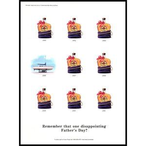 1991 Crown Royal Canadian Whisky Vintage Print Ad Father's Day Gift Wall Art
